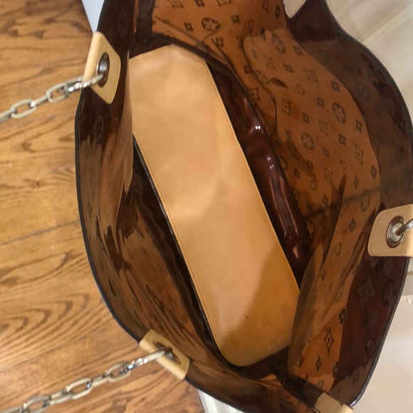 ❤️ PRETTY❤️Tote Bag Brown and Tan - Picture 2 of 4